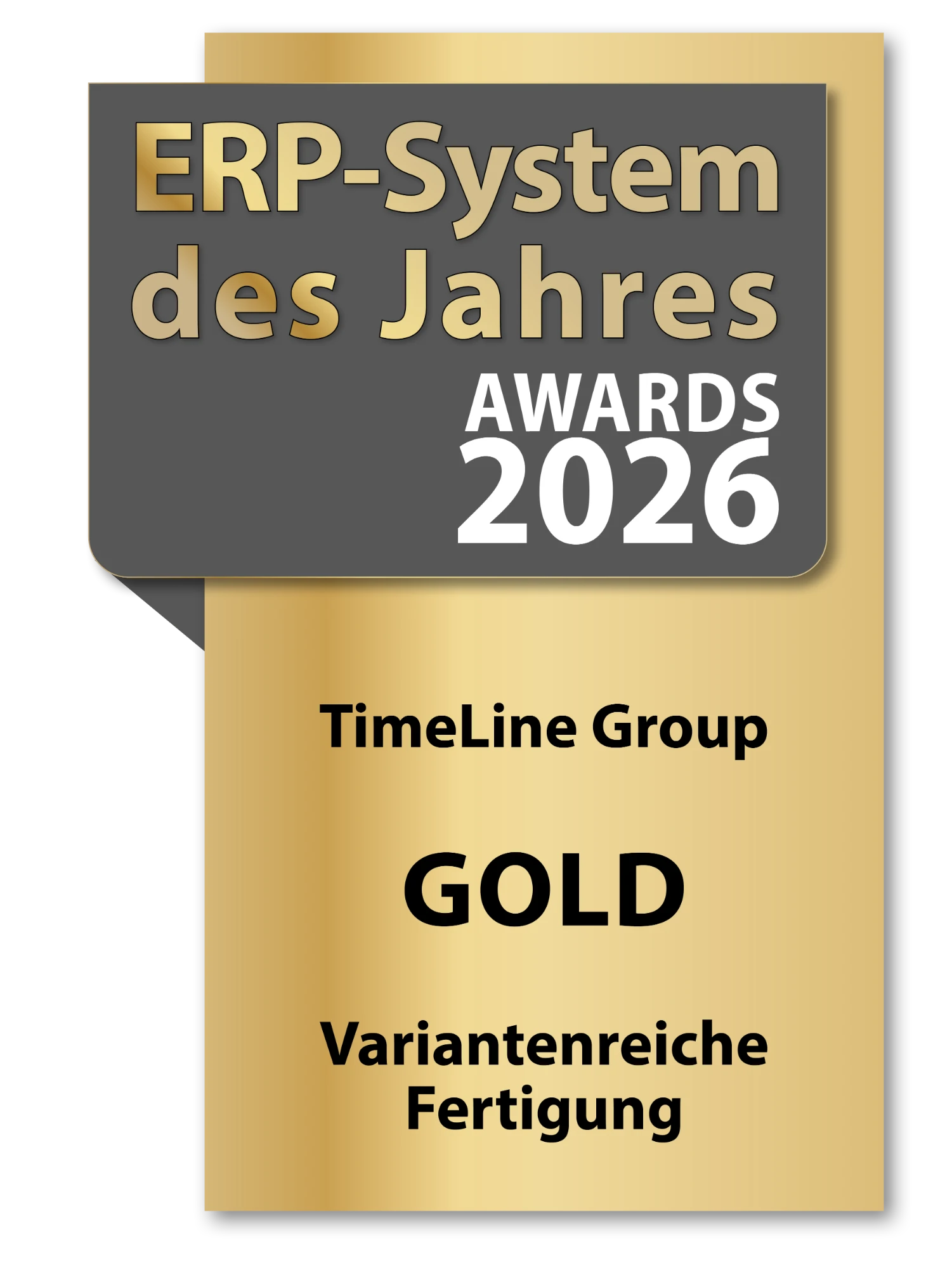 ERP System of the Year 2026 – Gold – High-Mix Manufacturing – TimeLine Group